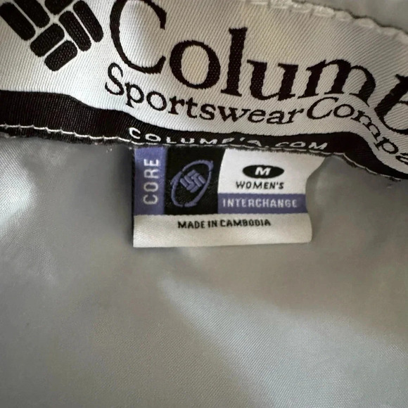Women’s Columbia Lightweight Nylon Jacket Size Medium Light Blue - Picture 4 of 4